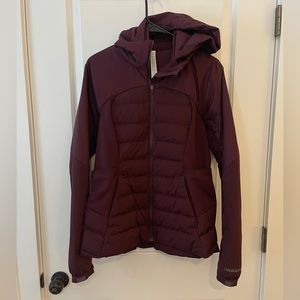 Lululemon Down for It All Jacket size:10 color:Cassis/burgundy